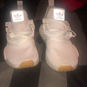 White and gum bottoms NMD
